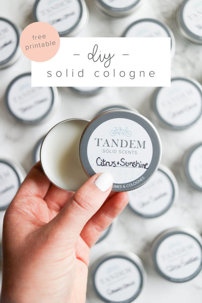 DIY Solid Perfumes & Colognes + Free Printable! Learn how to make it!