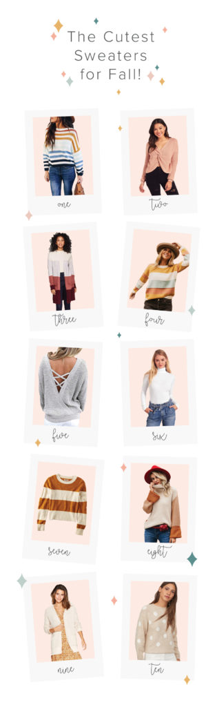 10 of the Cutest Fall Sweaters! - mikyla