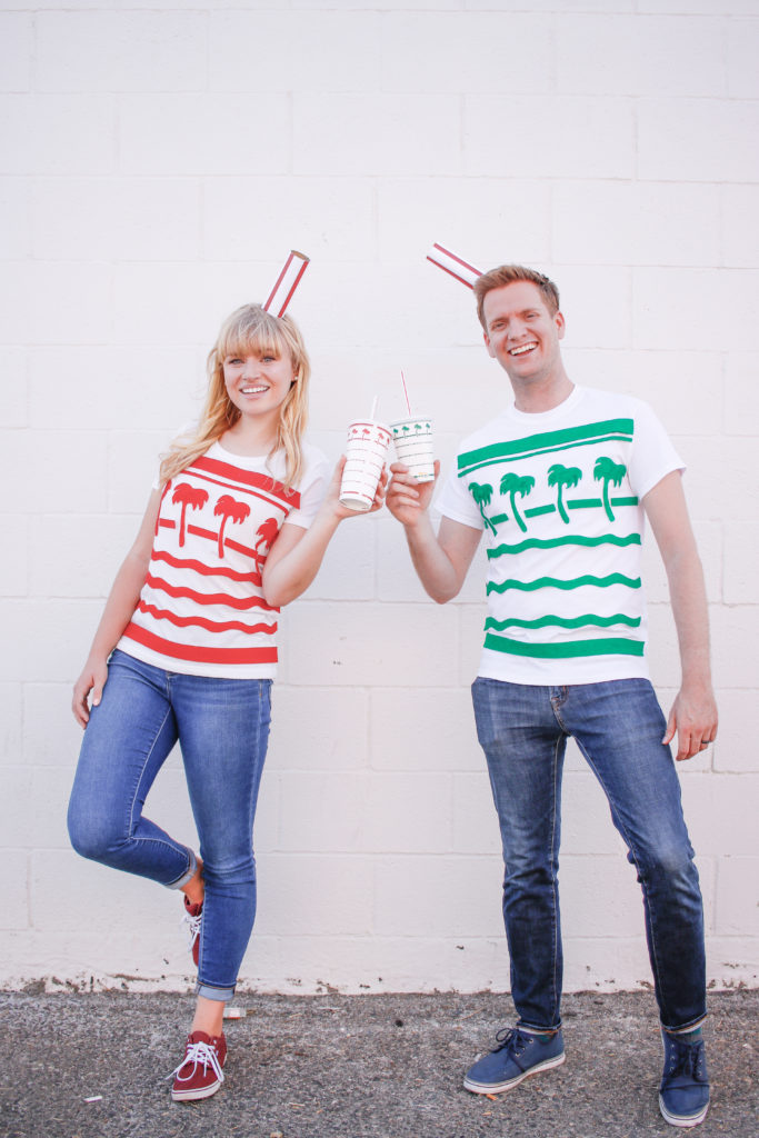 diy in-n-out cups couples costume