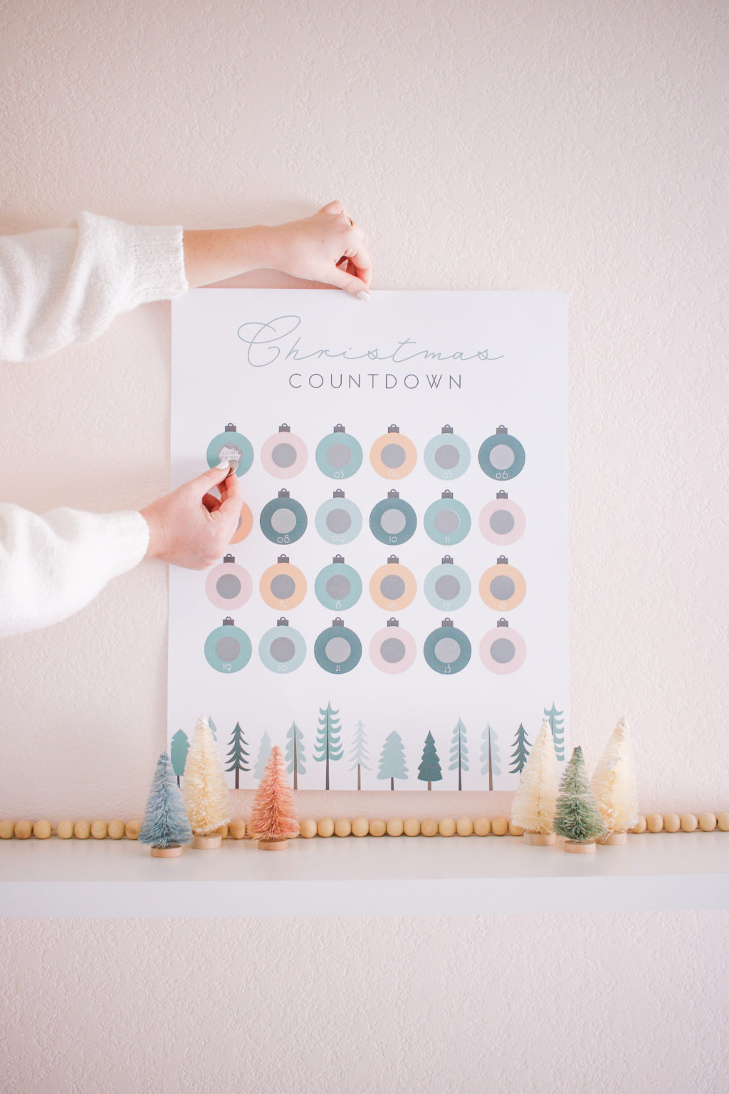 Free Printable Scratch-Off Advent Calendar - Mikyla