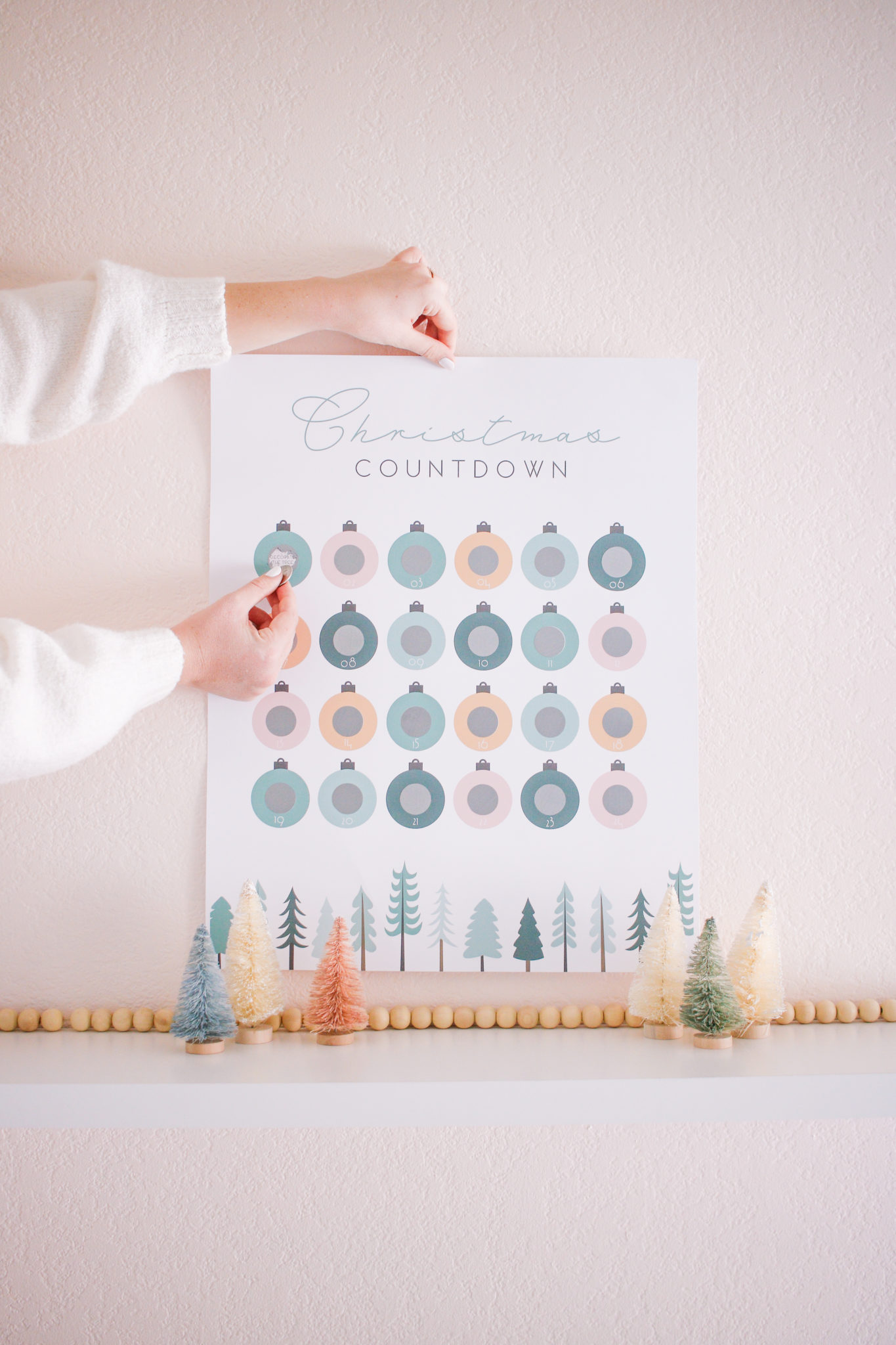 Free Printable ScratchOff Advent Calendar mikyla