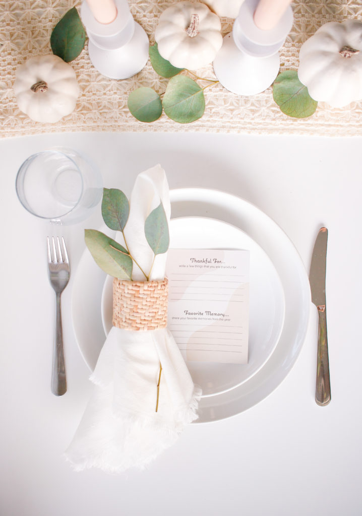 5 Thanksgiving Table Decor Tips + Free Printable