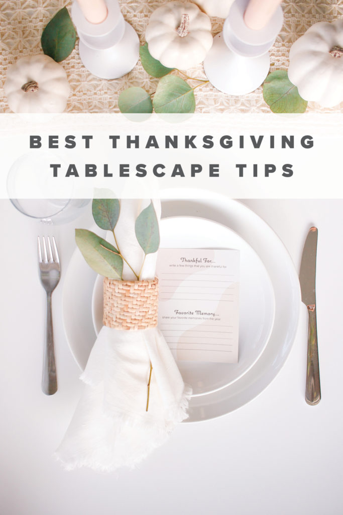 Tips for Setting Thanksgiving Table