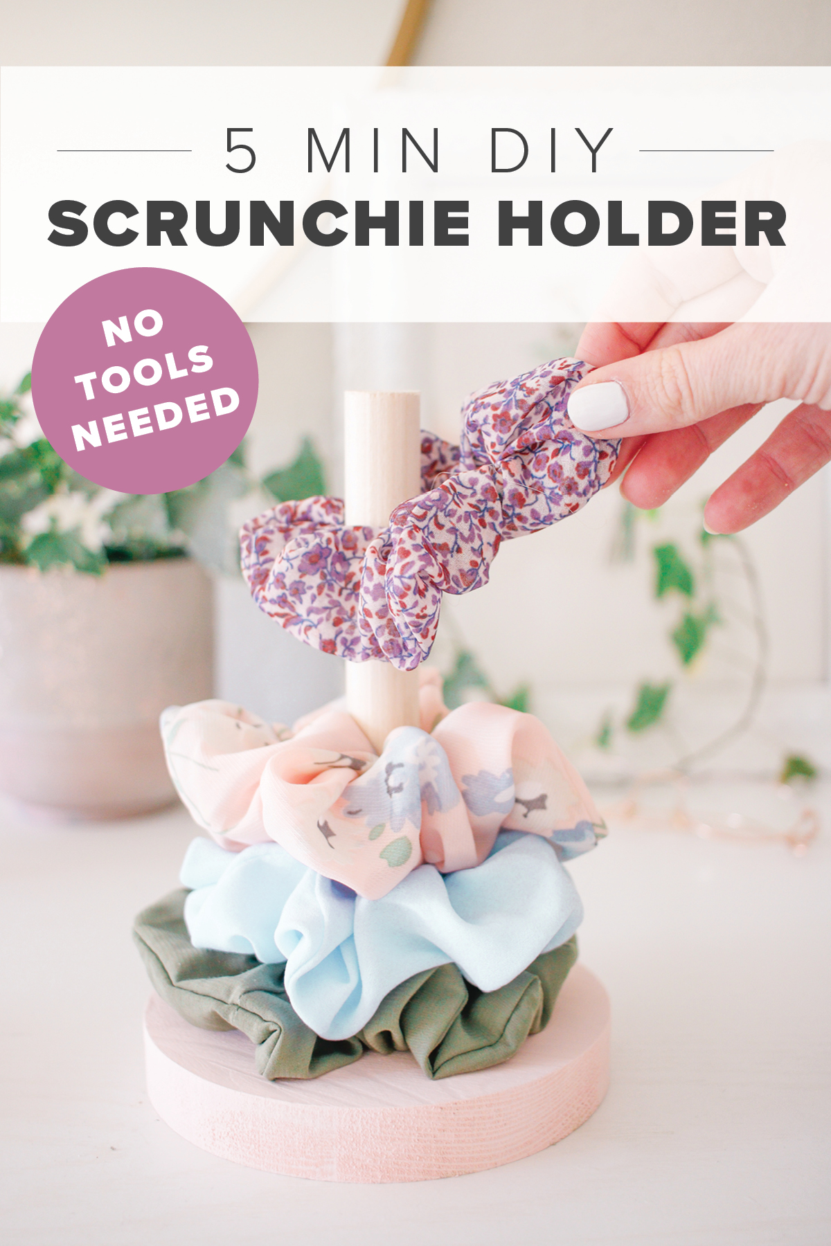 Diy Scrunchie Holder Mikyla