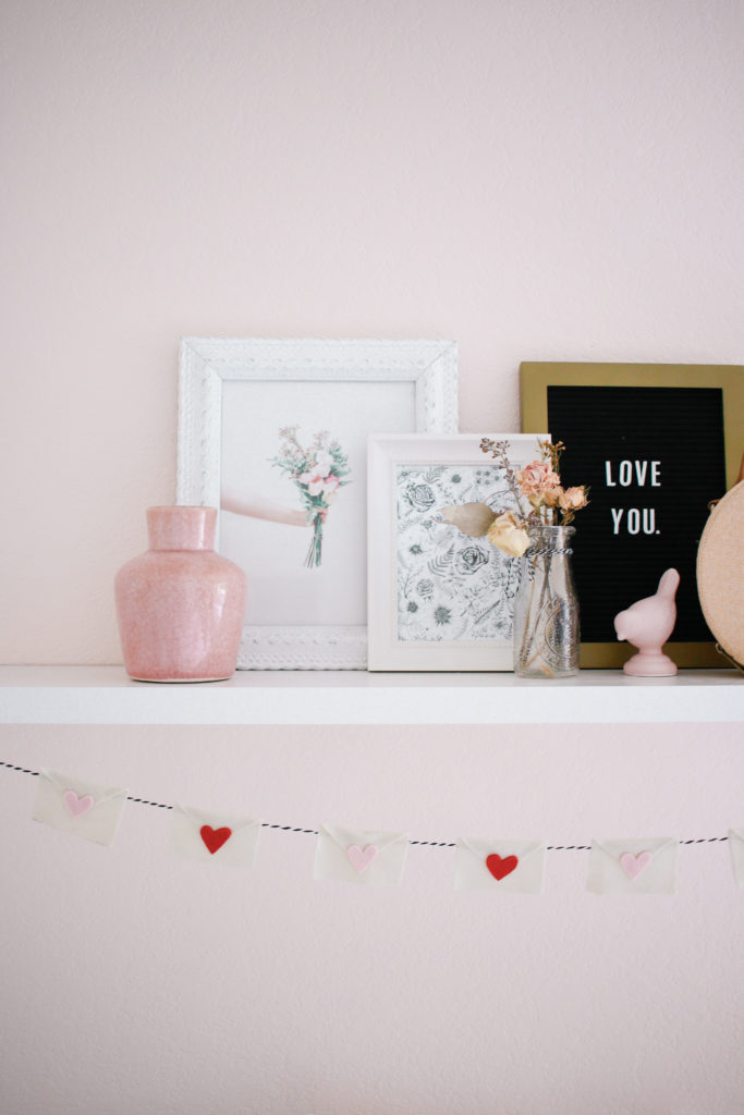 DIY Valentines Day/Galentines Day Love Letter Garland Decoration