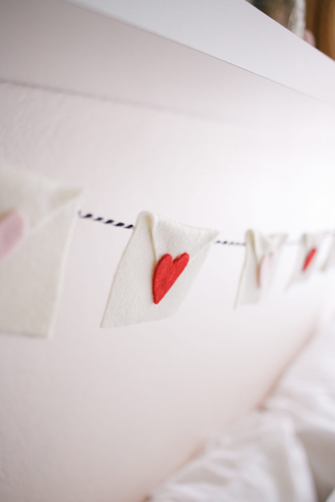 DIY Valentines Day/Galentines Day Love Letter Garland Decoration