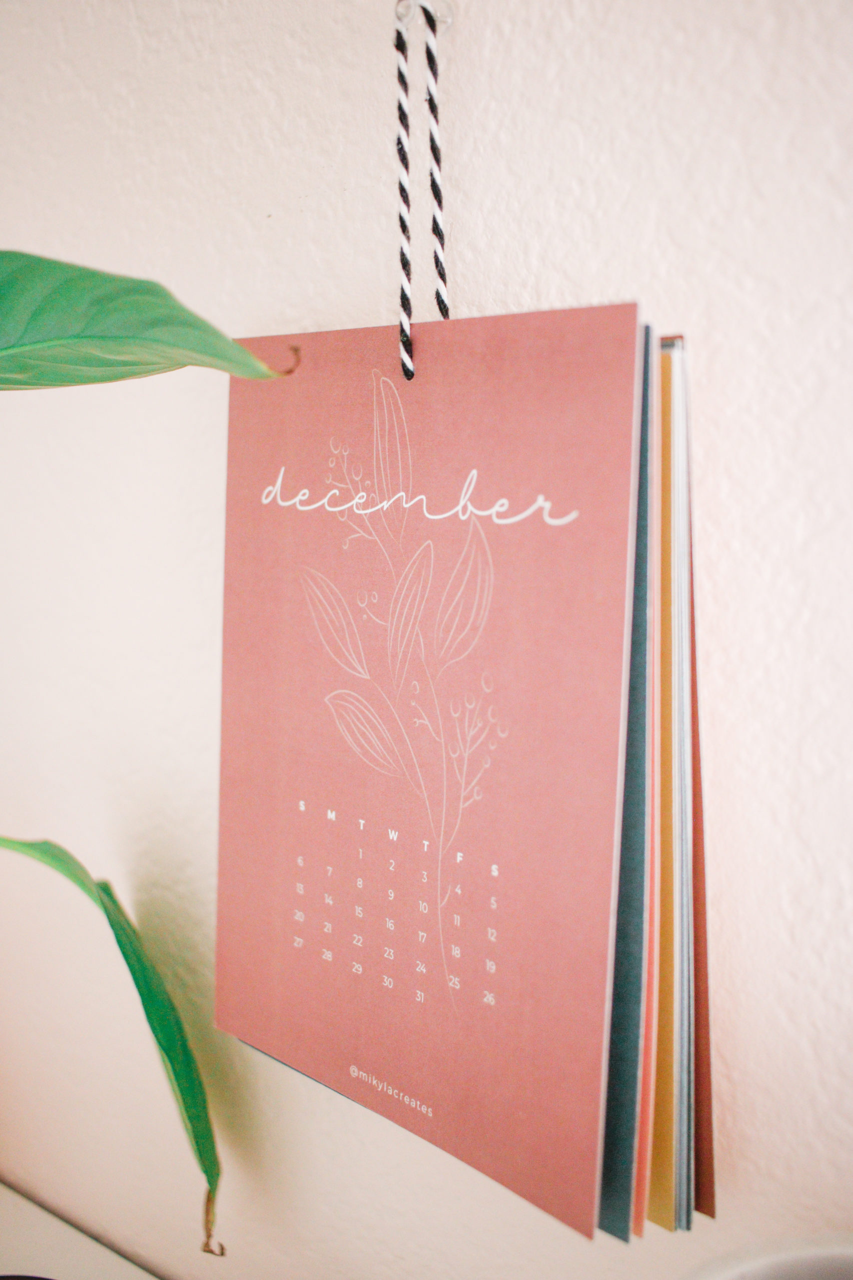 Free Printable 2020 Desk Calendar - mikyla