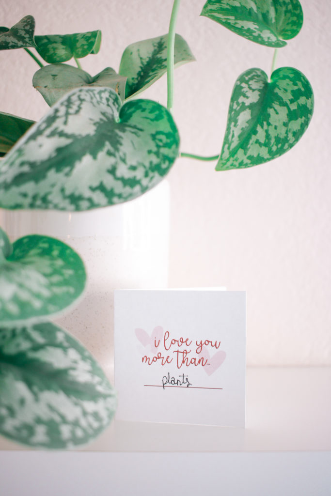 Plant Valentine Printable