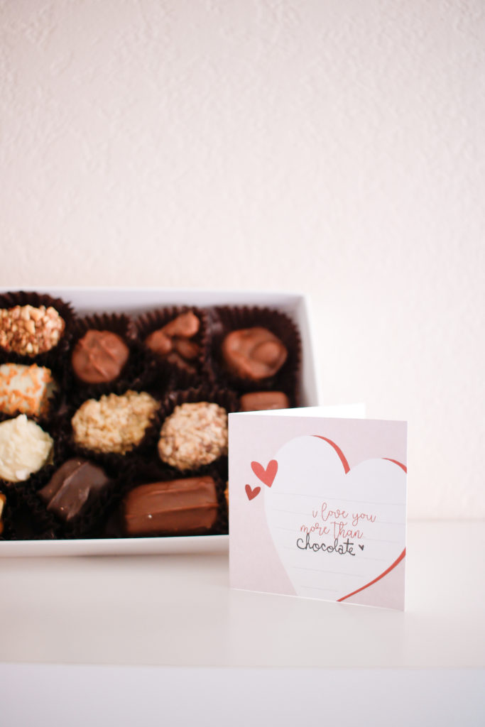 Chocolate Valentine Printable