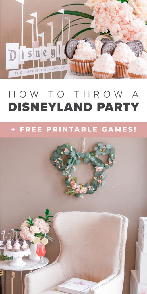 Disneyland Bridal Shower + Printables. How to Throw a Disney Shower!