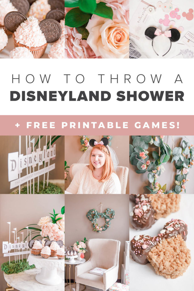 Disneyland Bridal Shower + Printables