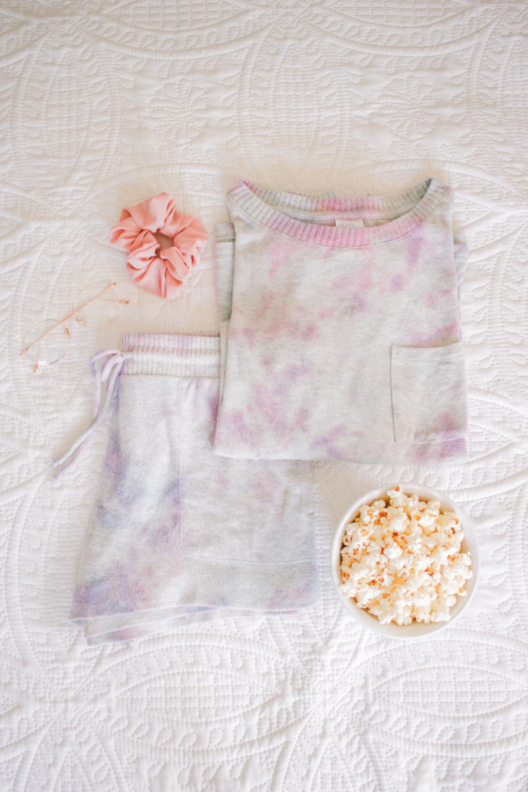 Star Glitter Tie-Dye Lounge Set