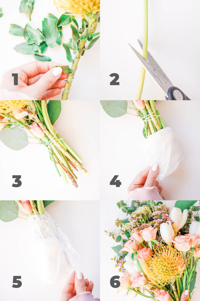 How to Make a Mother's Day Bouquet with Grocery Store Flowers