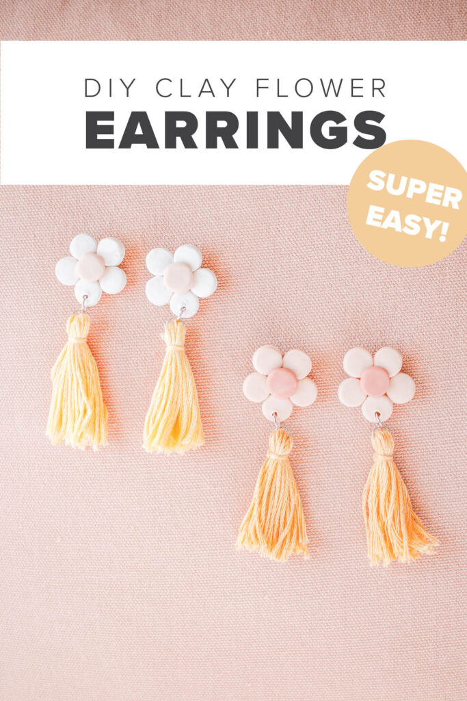 How To Make Clay Flower Earrings
