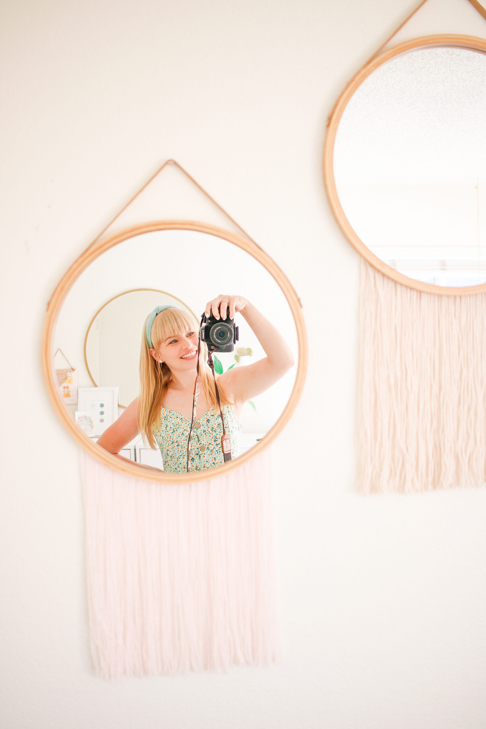 DIY Mirror Wall Hanging - mikyla