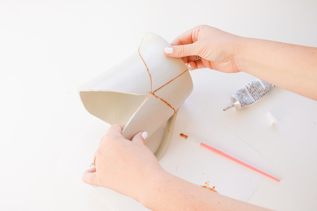 DIY Japanese Kintsugi Art with Ceramic Pottery + Video Tutorial