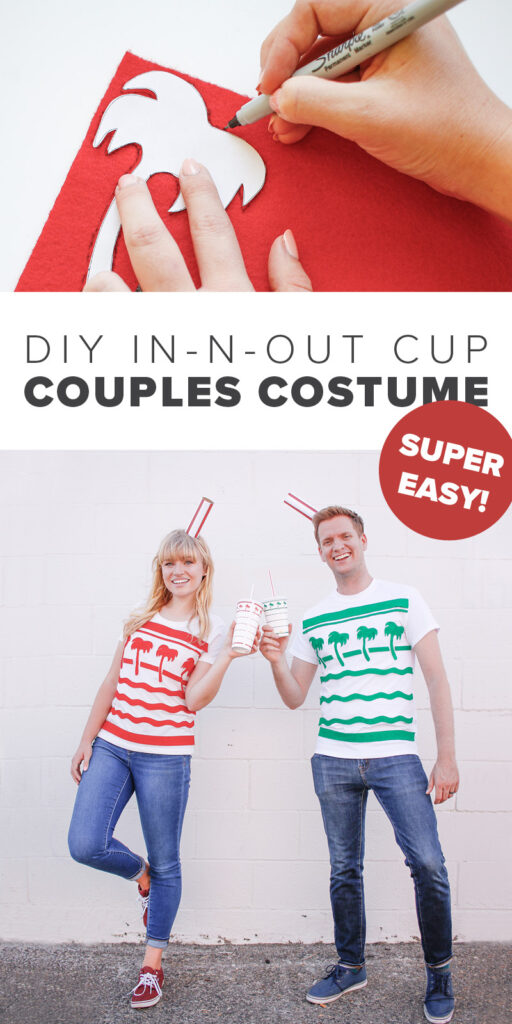 Easy DIY In-n-Out Cups Couple or Group Costume