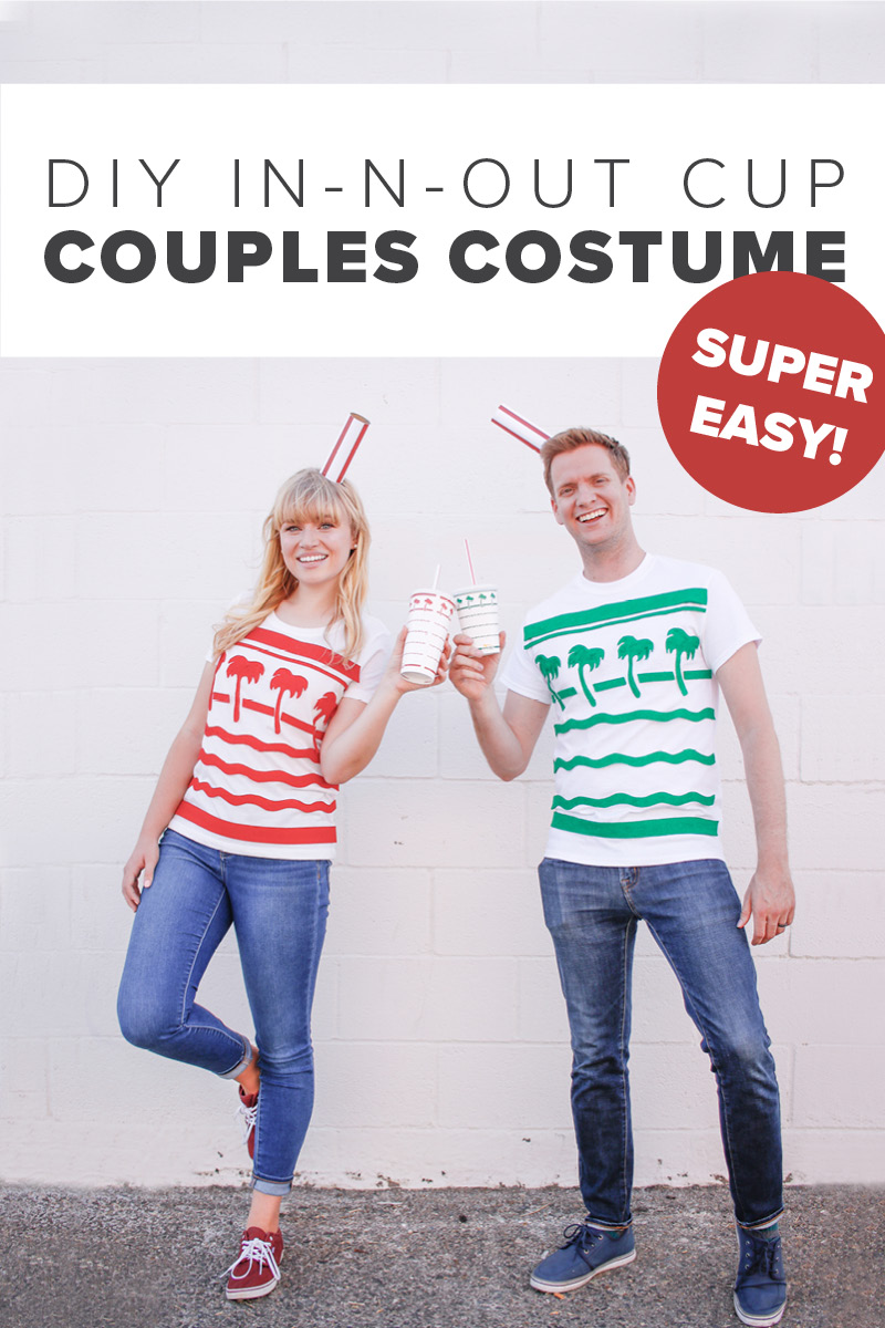 Easy DIY In-n-Out Cups Couple or Group Costume