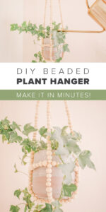 DIY Beaded Plant Hanger - mikyla