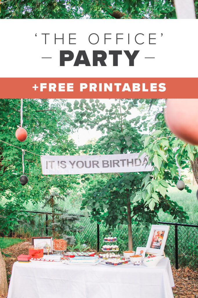 Nbc S The Office Party Free Printables Throw The Best Birthday Party