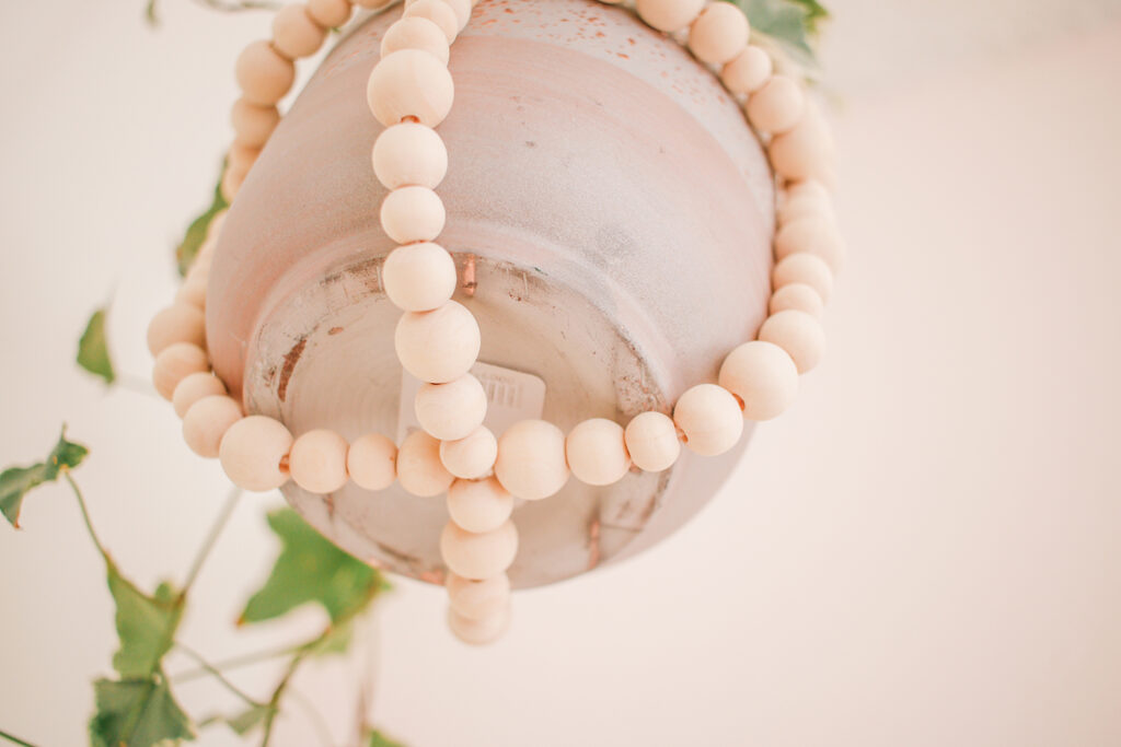 DIY Beaded Plant Hanger - The Perfect DIY Home Decor Project