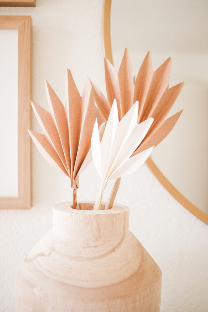 DIY Dried Paper Palm Leaf