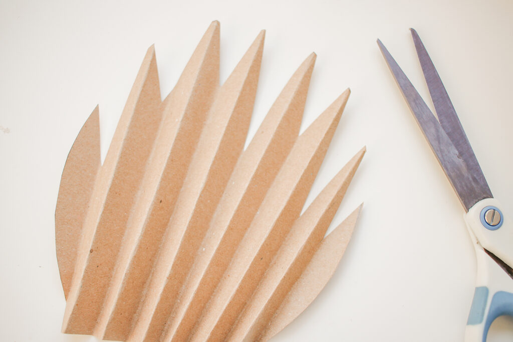 DIY Dried Paper Palm Leaf