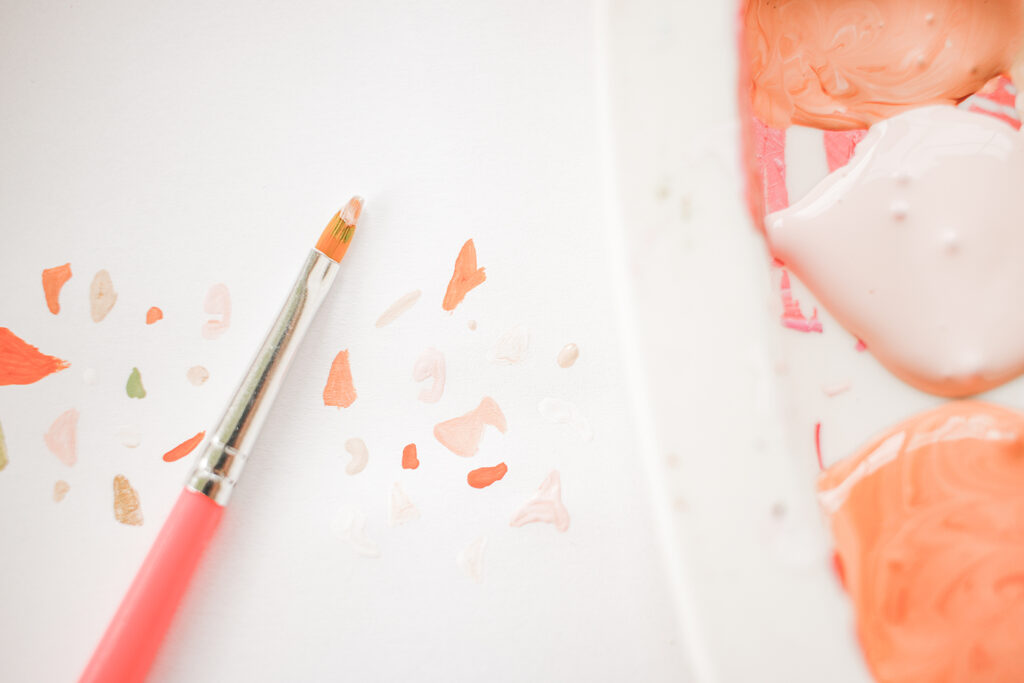 diy-terrazzo-stone-lamp-makeover