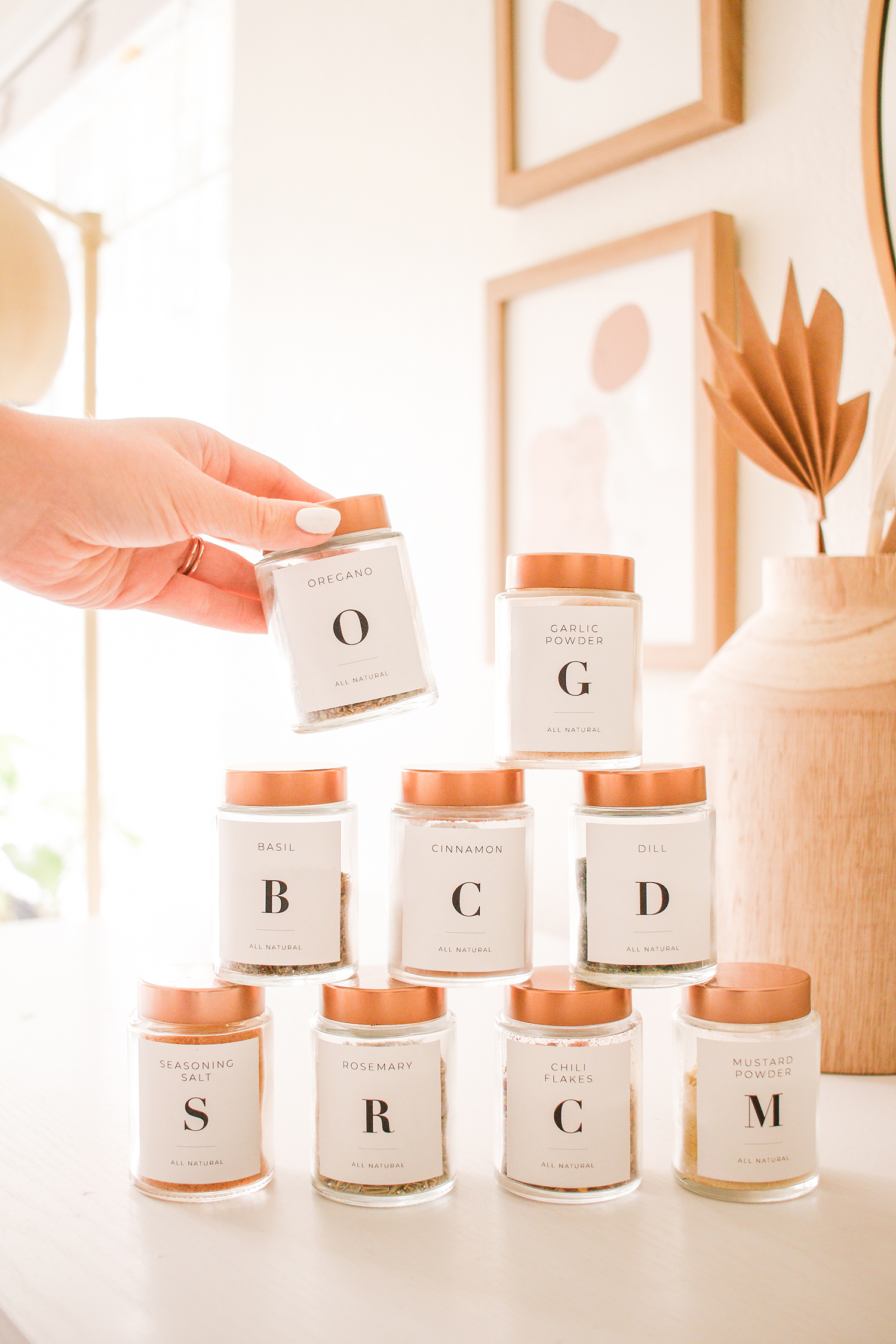 free printable spice jar labels organize your kitchen