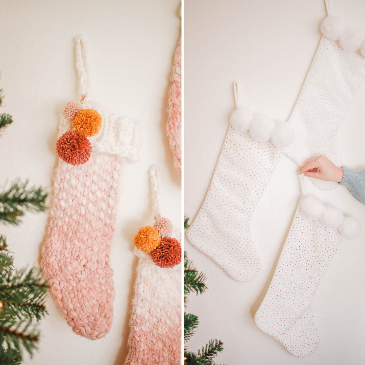 DIY Christmas Stockings – Two Styles!