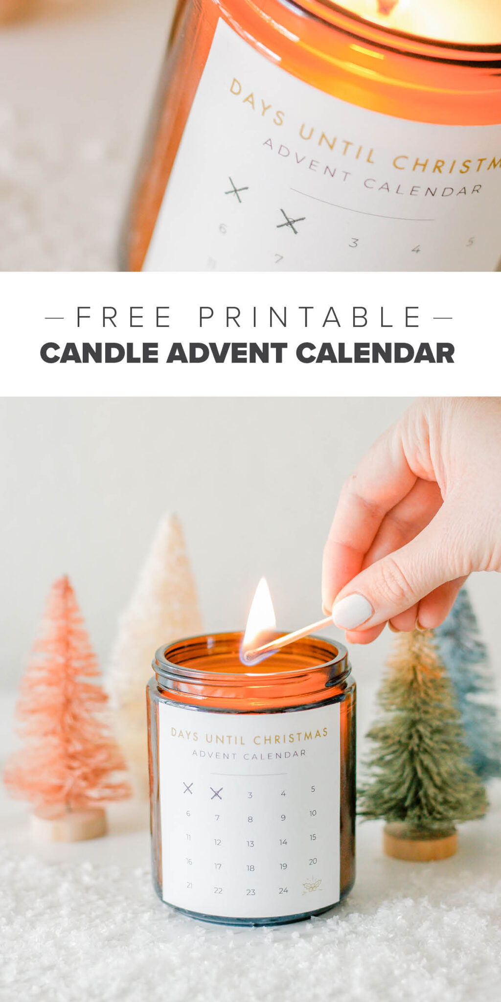 Free Printable Candle Advent Calendar mikyla