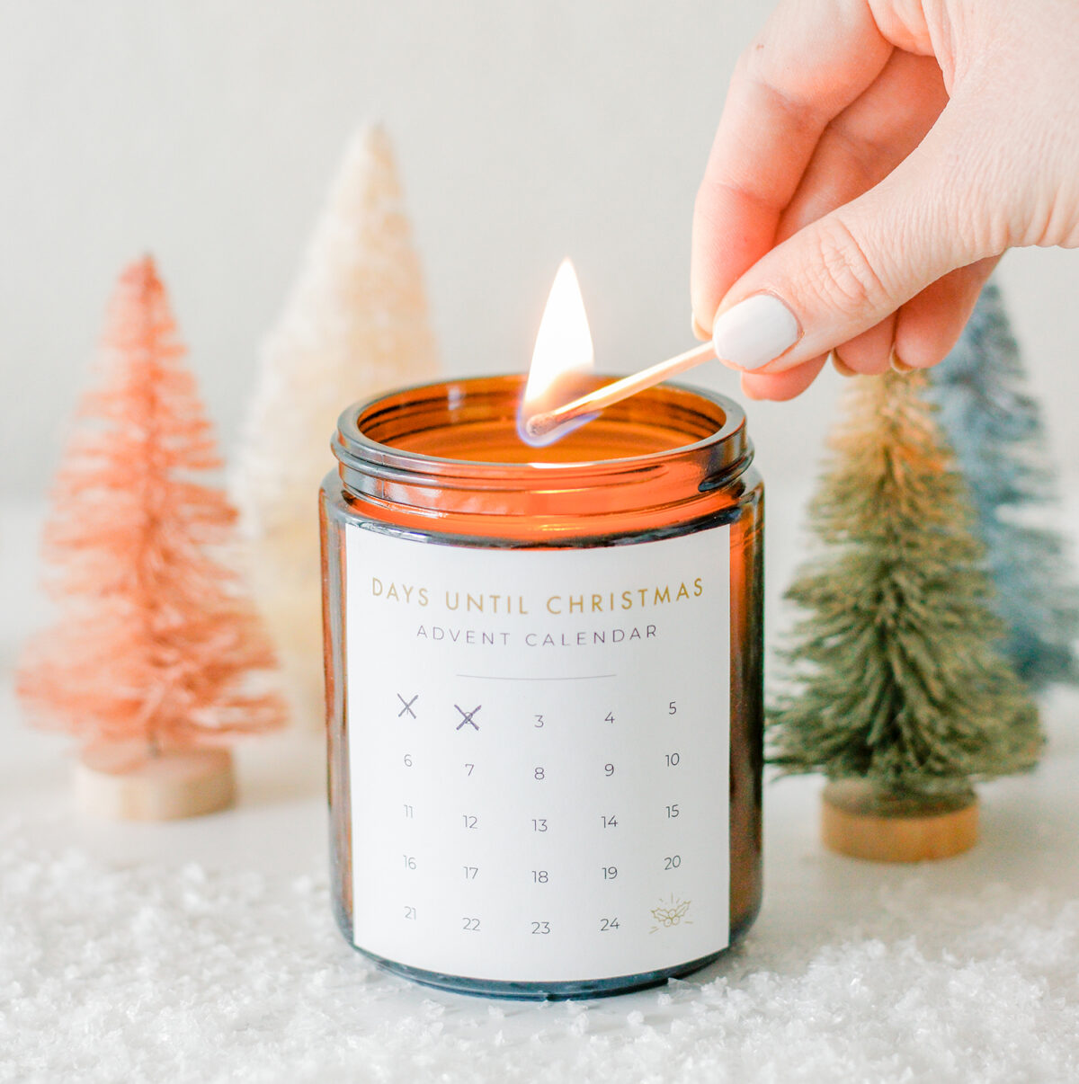 Free Printable Candle Advent Calendar