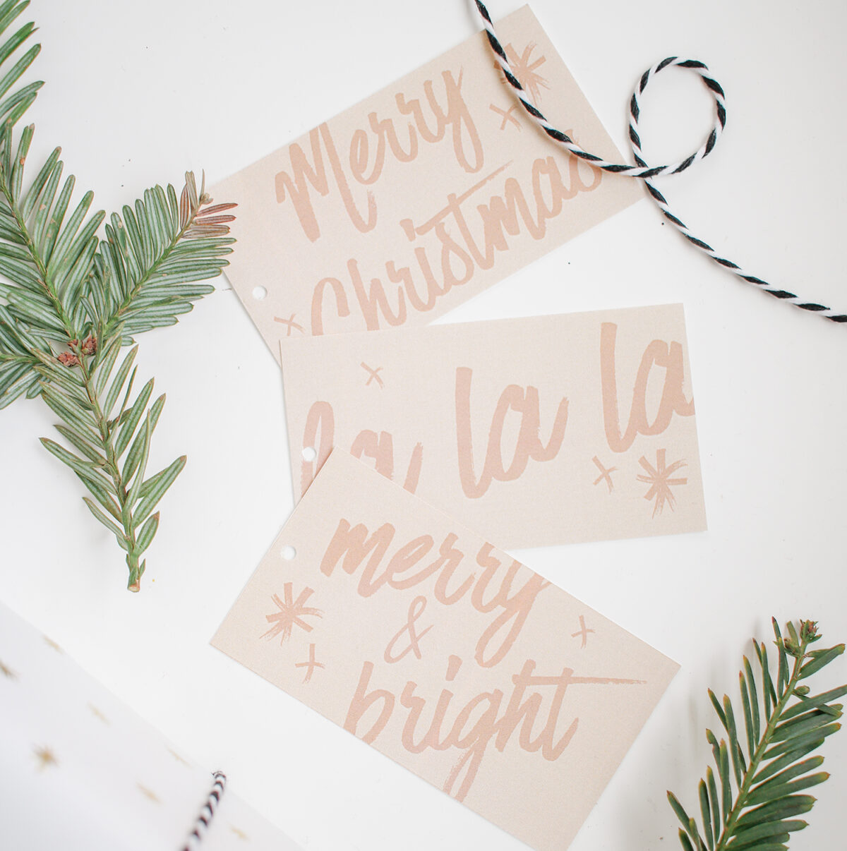 DIY Printable Christmas Gift Tags