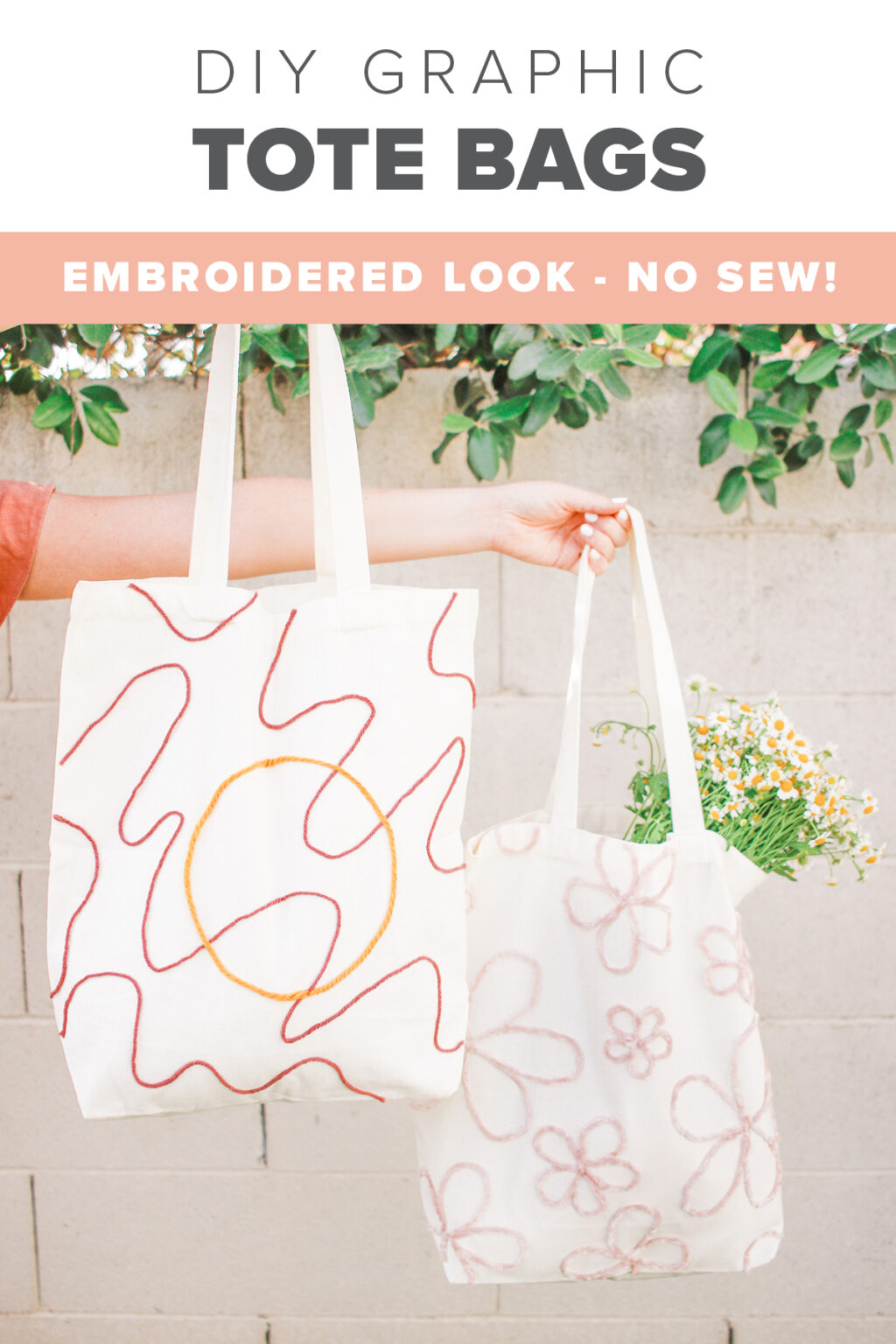 DIY New Sew Graphic Tote Bags - mikyla