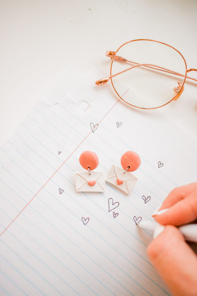  DIY Valentines Love Letter Earrings - A Wearable DIY for Galentines Day