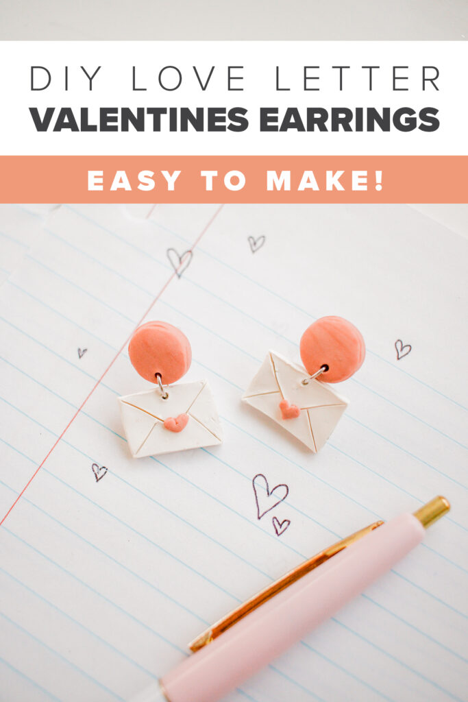 DIY Valentines Love Letter Earrings - A Wearable DIY for Galentines Day