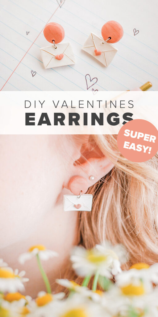 DIY Valentines Love Letter Earrings - A Wearable DIY for Galentines Day