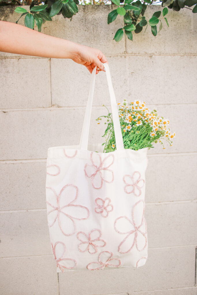 DIY New Sew Graphic Tote Bags - Embroidered Designs