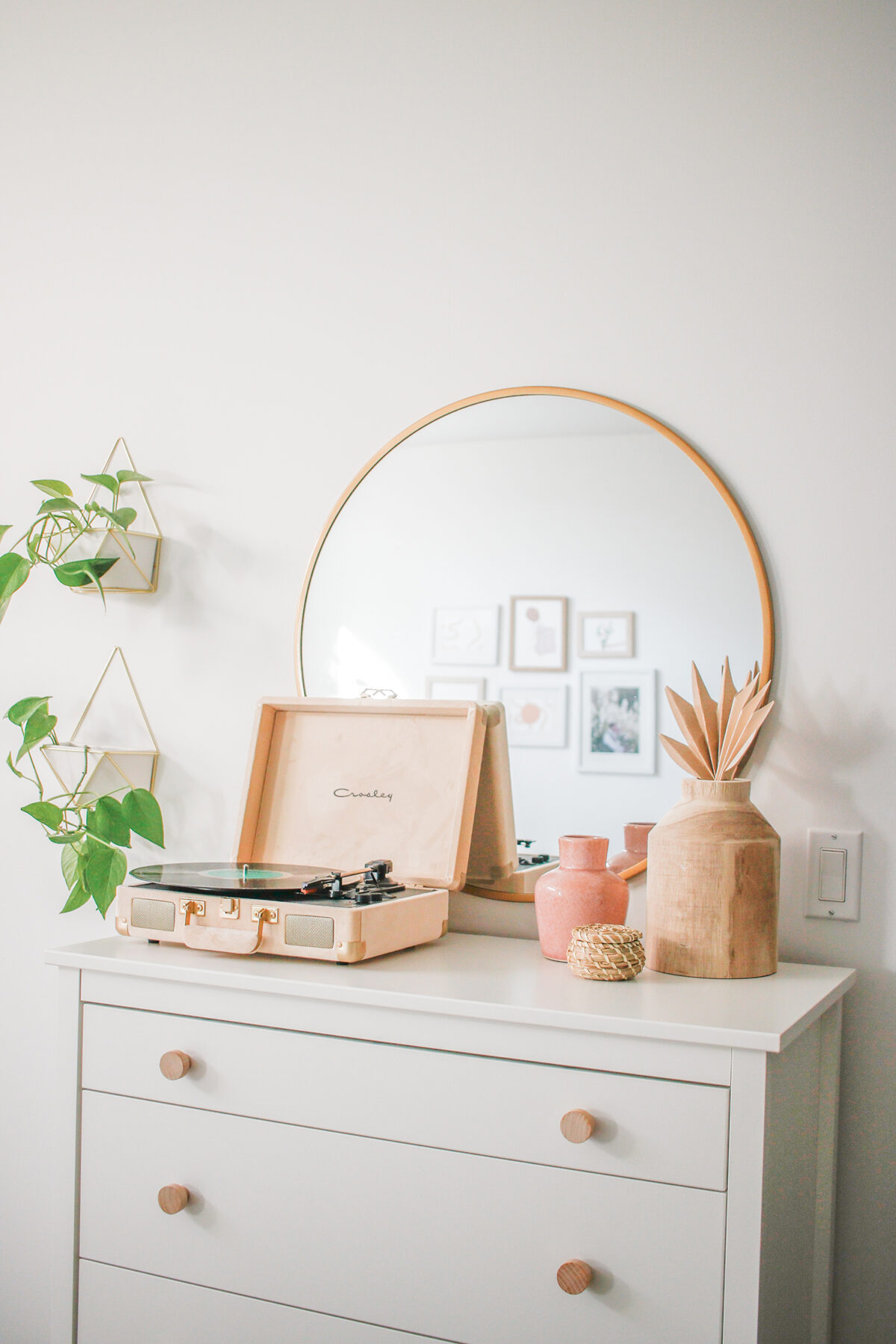 DIY Painted Arch Headboard + Bedroom Tour - mikyla