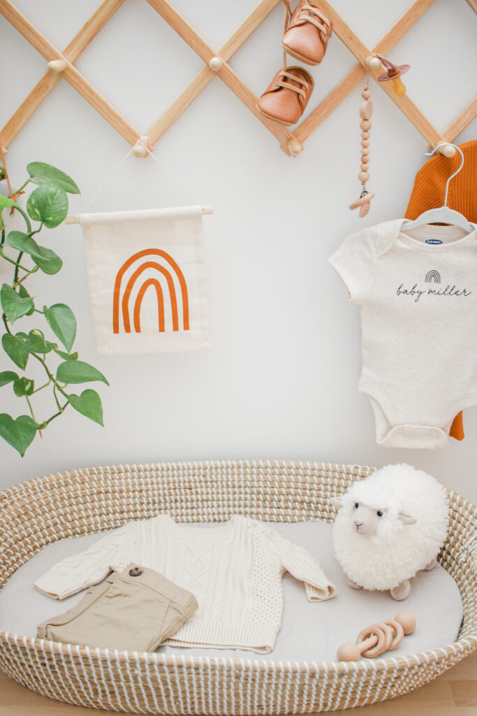 Neutral Boho Baby Room Tour! Get links to everything in the nursery!