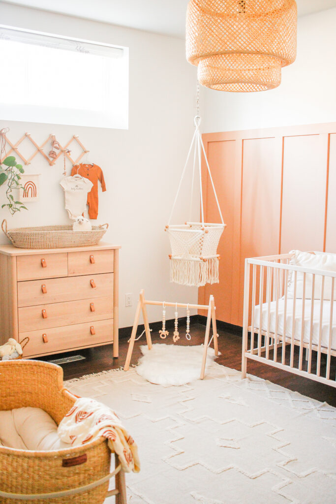 Neutral Boho Baby Room Tour! Get links to everything in the nursery!