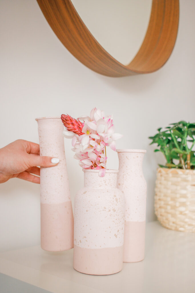 DIY Faux Clay Vases with Baking Soda That Look Store Bought!