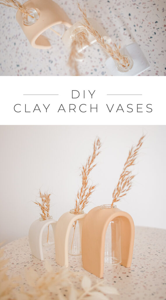 DIY Clay Arch Vases For Your Home Decor or Propagation Station