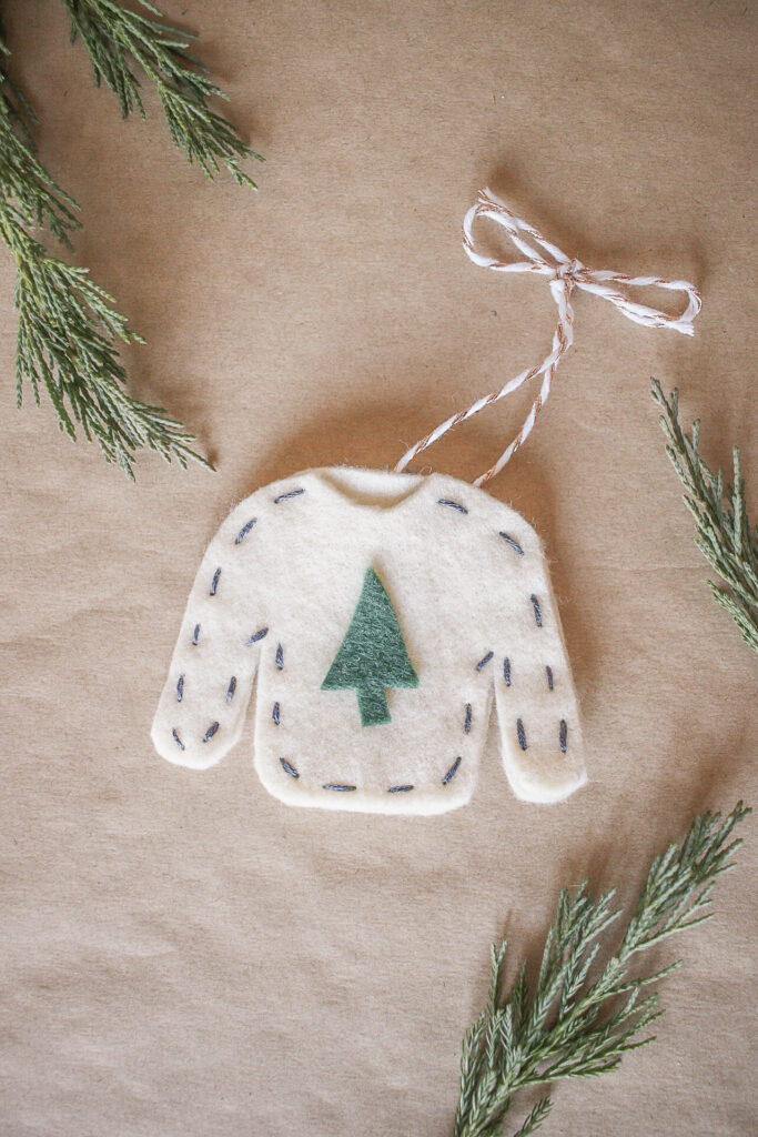 DIY Ugly Christmas Sweater Ornament
