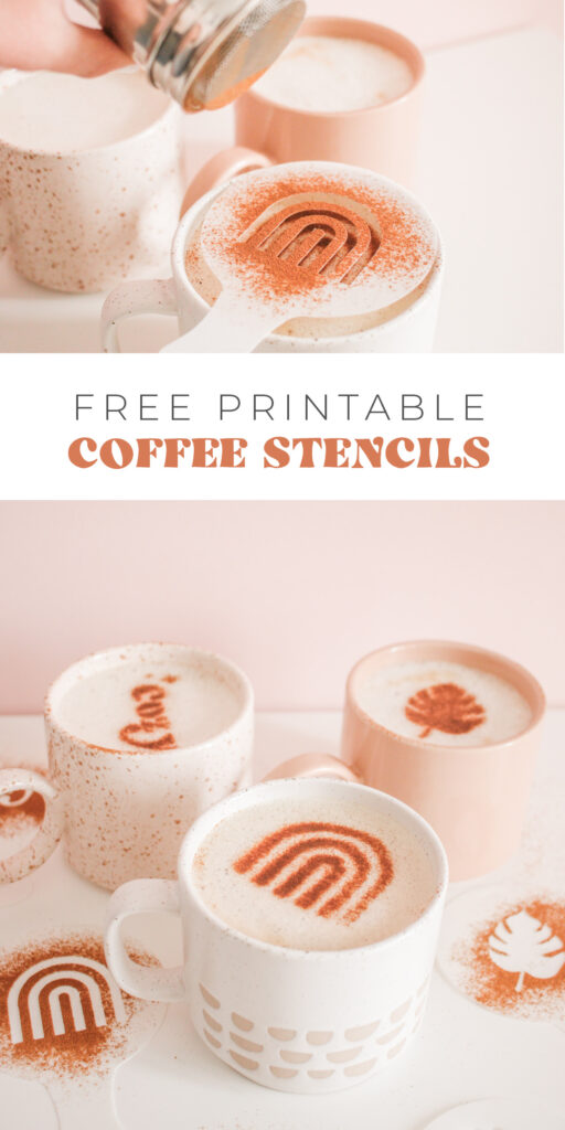 DIY Coffee Art Stencils (Free Download)