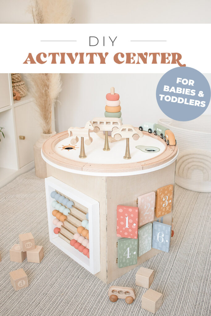 DIY Activity Cube Center for Babies and Toddlers