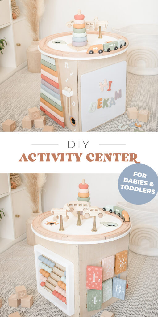 DIY Activity Cube Center for Babies and Toddlers mikyla