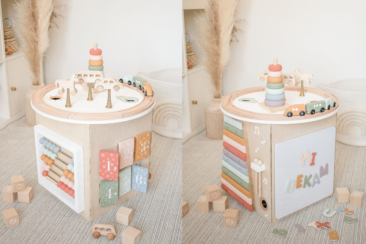 DIY Activity Cube Center for Babies and Toddlers - mikyla