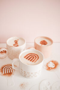 DIY Coffee Art Stencils (Free Download) - mikyla