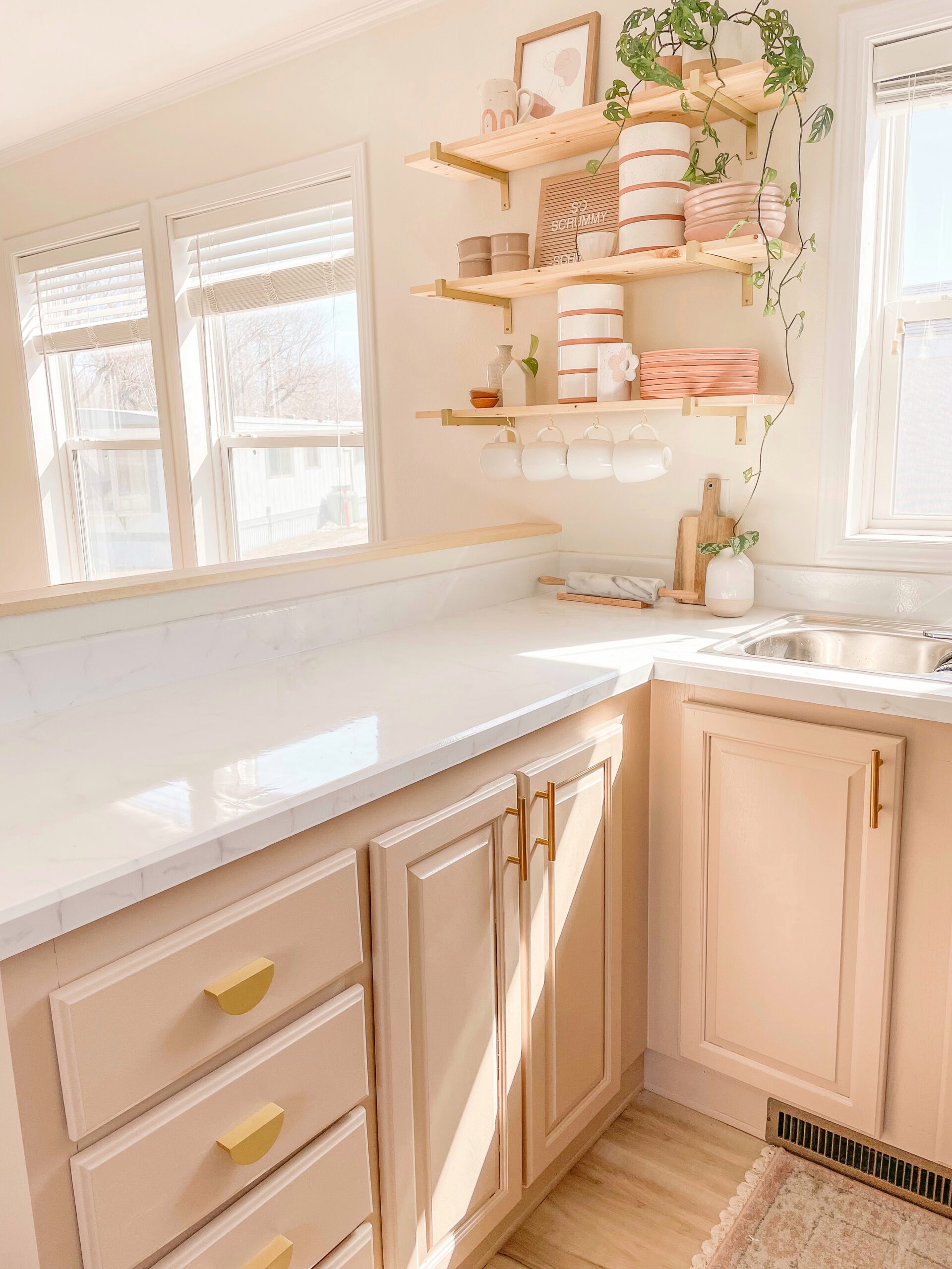 DIY Marble Countertops - How To Get The Look With Paint & Epoxy -  farmhouseish